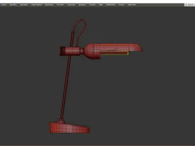 Charles Table Lamp Low-poly 3D model