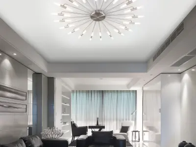Ceiling chandelier Smart Home 3D model
