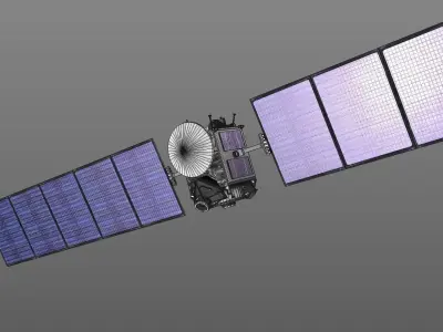 Dawn probe game ready Low-poly 3D model