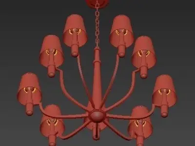 Dayton Chandelier 3D model