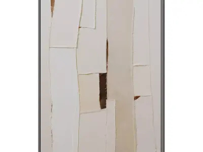 Abstract Painting Frame set 3D model 771