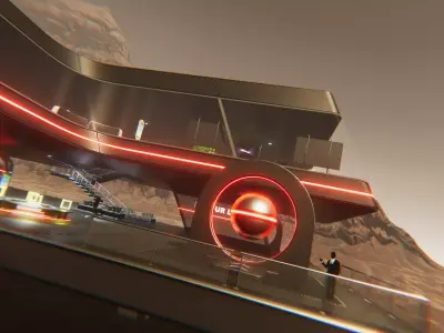 3D Showroom Level Kit Vol 25 Low-poly 3D model