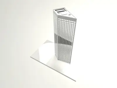 Wells Fargo Building Los Angeles 3D model