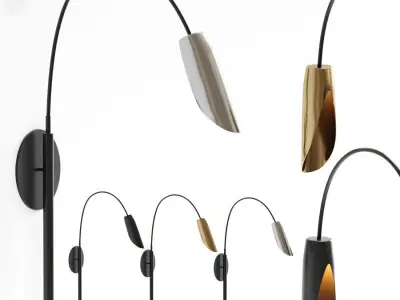 Hinkley Bowery Steel LED Wall Sconce 3D model