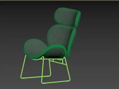 Actona Cazar Resting Chair 3D model