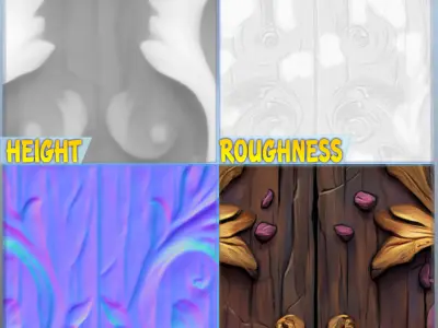  Stylized Wood Seamless Texture Texture get