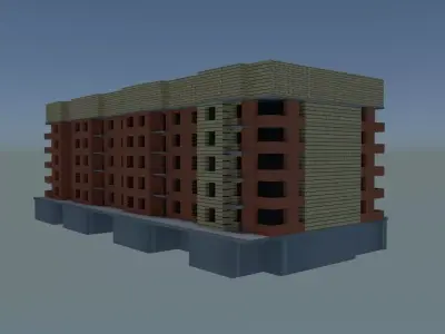 Building apartment 3D model