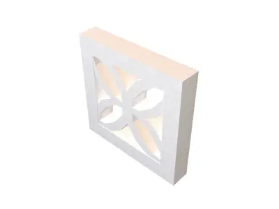 Breeze Block V2 001 Low-poly 3D model