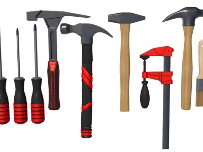 Hand Tools collection 3D model