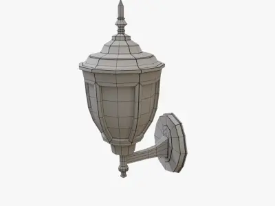 Outdoor Street Light 3D model