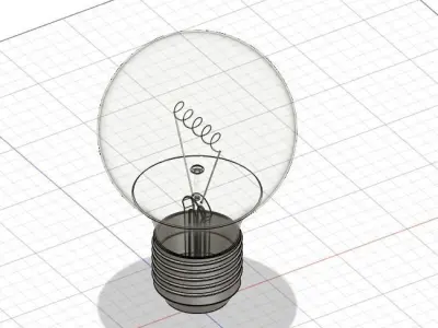 Lamp Bulp Free 3D print model