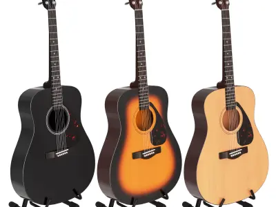 Guitar Yamaha F310 3D model