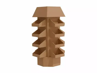 Point of Sale Cardboard Display Stand Texture