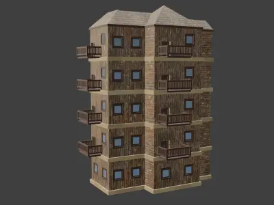House Model 65 Low-poly 3D model