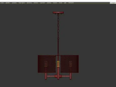 SCOTT S ADDITION CHANDELIER Low-poly 3D model
