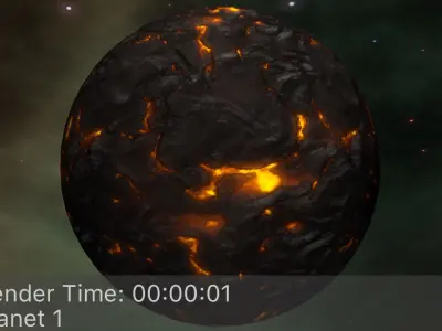 The Ultimate Planet Package Low-poly 3D model