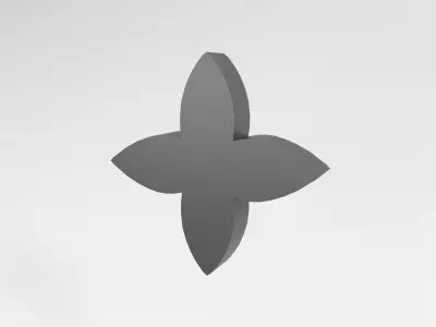 Louis Vuitton Pattern v3 003 Free low-poly 3D model