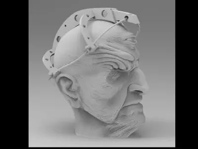 Doctor Who - Havros Head 3D print model