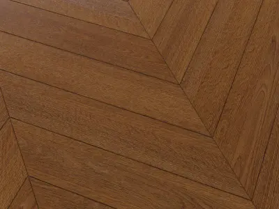 Parquet natural Chevron herringbone linear Low-poly 3D model
