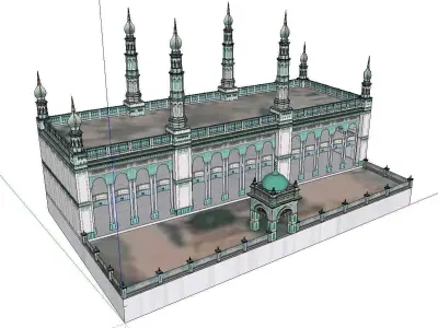 Architecture-Religion-God-Culture-Temple-022 mosque 3D model