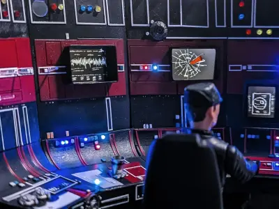 Set 3a - Control Panels Wall 1-18 scale Kenner Hasbro 3D print model