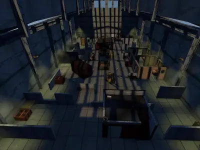 Military Map Low-poly 3D model