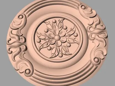 Artcam Aspire 3D relief models STL Files used for CNC E594 3D model