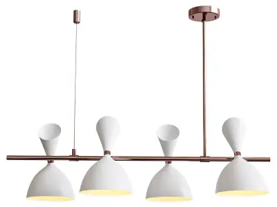 Chandelier RASTO LONG by Romatti 3D model