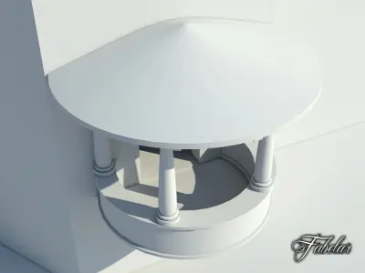 Balcony 2 FREE Free low-poly 3D model