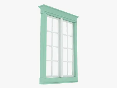 windows Low-poly 3D model