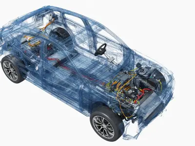  Electric SUV X-ray 