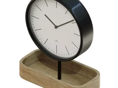 table clock 16 3D model