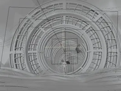 Portal Core Low-poly 3D model