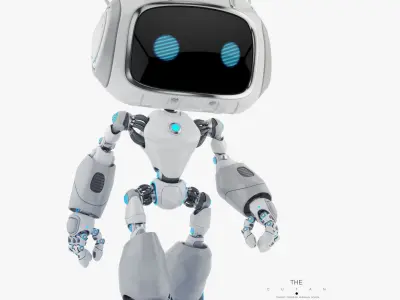 CUTE ALIEN ROBOT IV 3D model