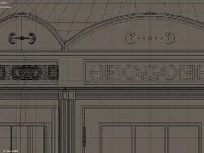 Classic British Phone Both Hexagonal 3D model