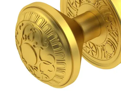 Aydon Mortice Door Knob 3D model