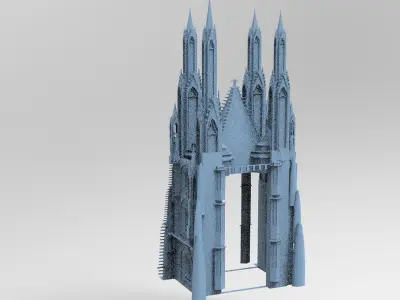 Cathedral Arch Wizards 1 3D model