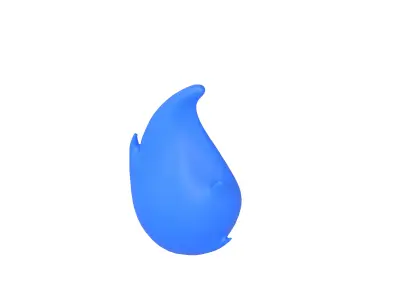 Fire v1 005 Low-poly 3D model