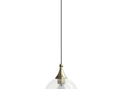  Livex Lighting Glendon 1 - Light Pendant in Antique Brass 3D model