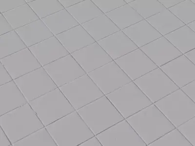 Aged Terracotta Square Tiles PBR Texture  Texture