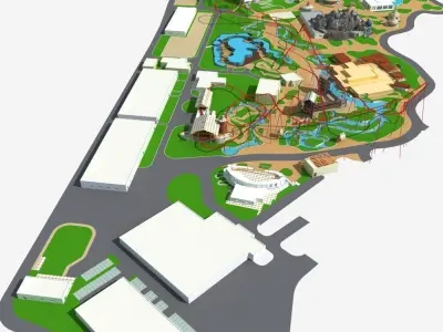 Amusement Park 3D model