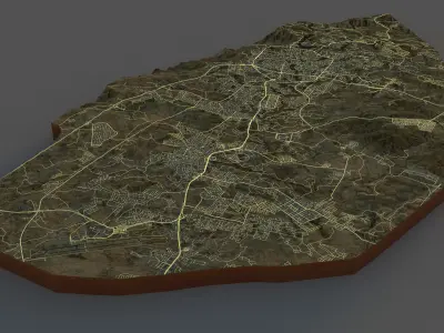 Abha Saudi Arabia 3D model
