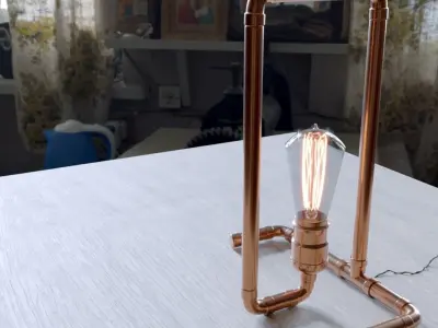 Cooper Lamp Free 3D model