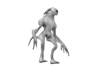Aliens Monster v3 001 Low-poly 3D model
