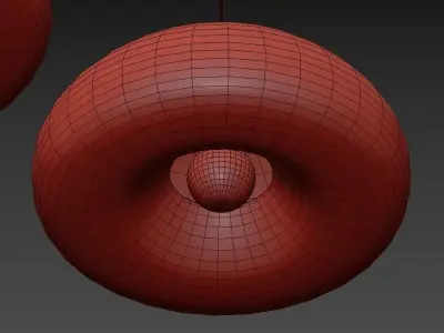 Pendant Lights Hollow Pendant Lamp 3D model