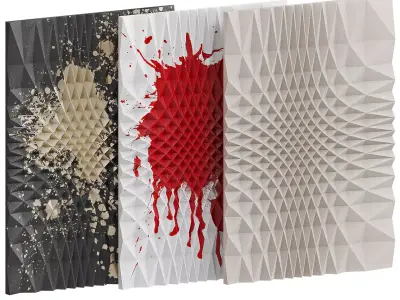 Panel diamonds 3D model