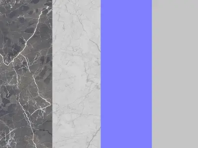 Grey Emperador Marble Texture PBR Vray Corona 400 x 400 cm Texture