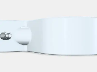 BETYDLIG Curtain rod holder 1 Low-poly 3D model