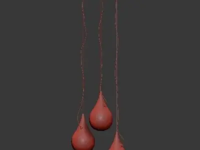 Mini Drop 2 xs 3 Pendant Light 3D model