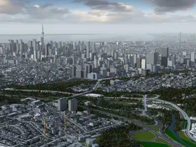Toronto City Canada 3D model